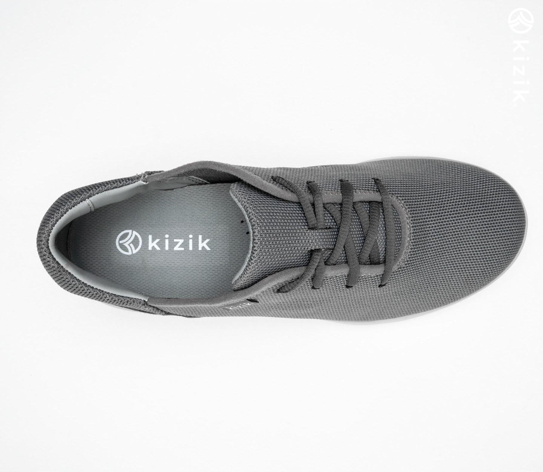 Kizik Madrid Eco Knit Skor Dam Ljusgrå | SE-H78