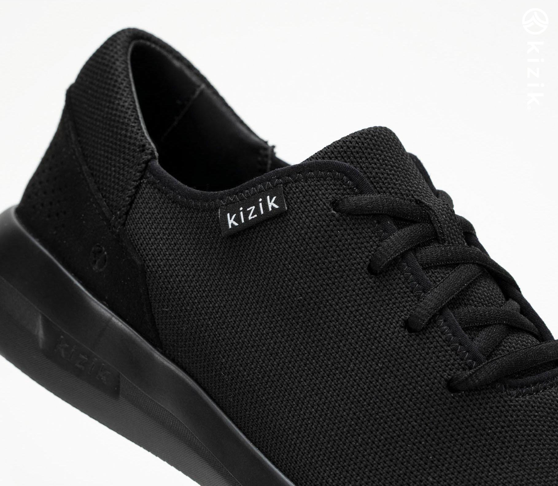 Kizik Madrid Eco Knit Skor Herr Svarta | SE-V11